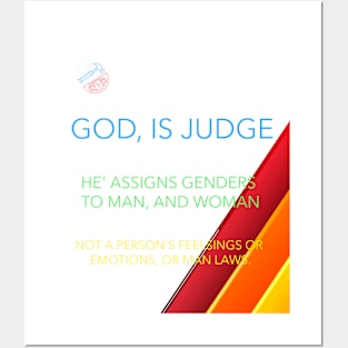 God Is The Judge 2 Bg Posters and Art